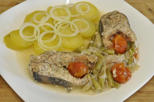 Lososové podkovy na zelenině – Snadné recept z Itálie kuchyně, hotový za 30 - 45 minut